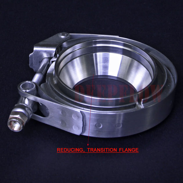 Banded Reducer Exhaust Adapters and Reducers in Stainless Steel, best V-Band Assembly